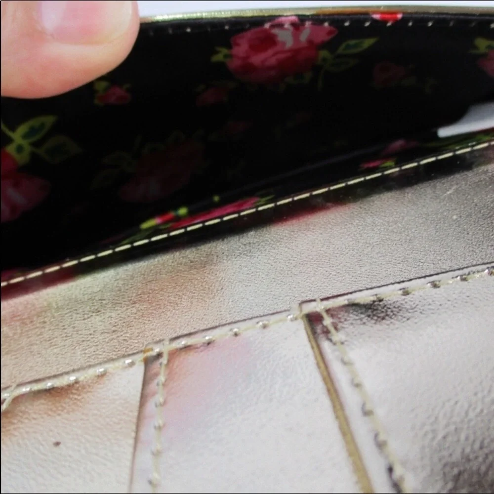BETSEY JOHNSON Glittered Phone Wristlet